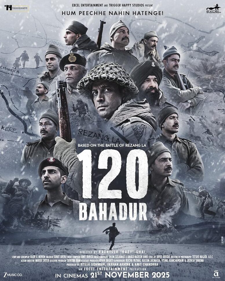 120 Bahadur 2025 Hindi PreDvd Bollywood Hindi movie download