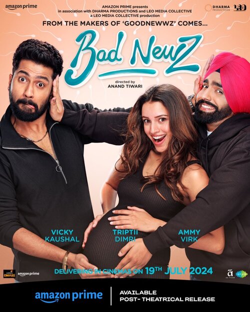 Bad Newz 2024 Hindi HdRip Bollywood Hindi movie download