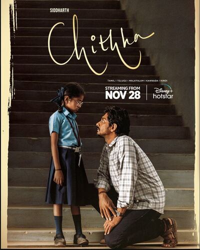 Chithha 2023 in Hindi HdRip South Indian Hindi movie download