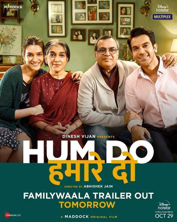 Hum Do Hamare Do 2021 PreDvd Bollywood Hindi movie download