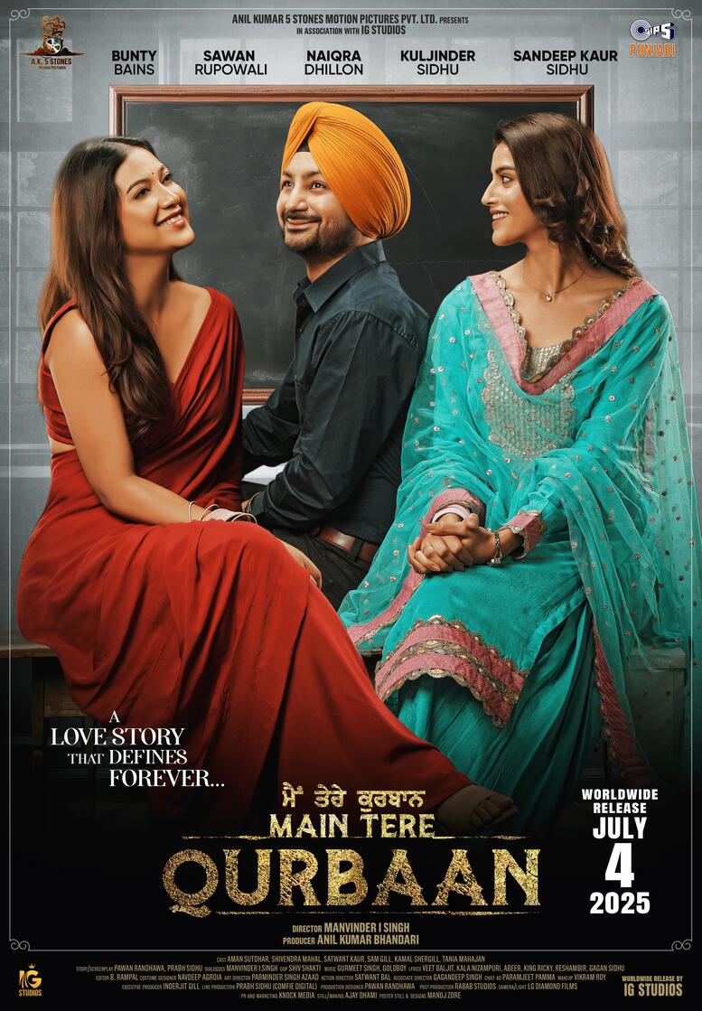 Main Tere Qurbaan 2025 Punjabi HdRip Punjabi movie download