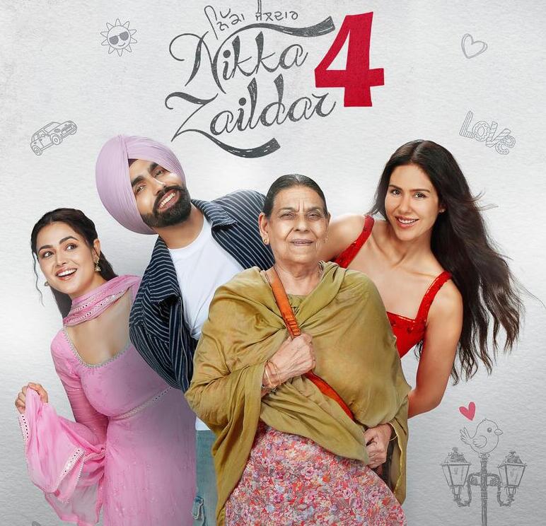 Nikka Zaildar 4 2025 Pujabi HdRip Punjabi movie download