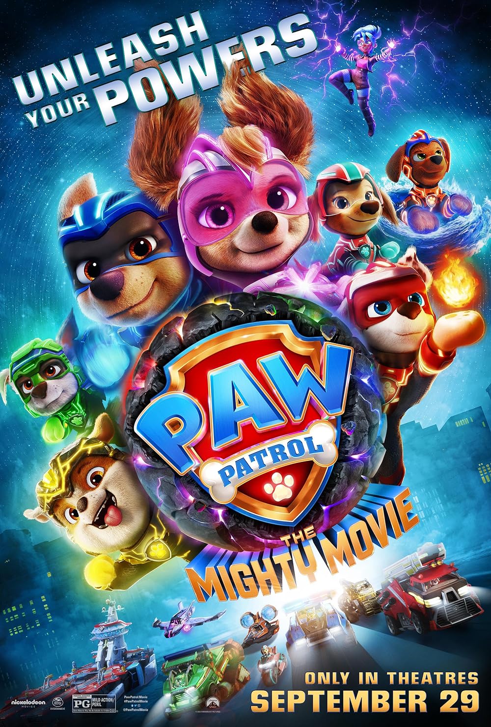 PAW Patrol The Mighty 2023 dubb in Hindi PreDvd
