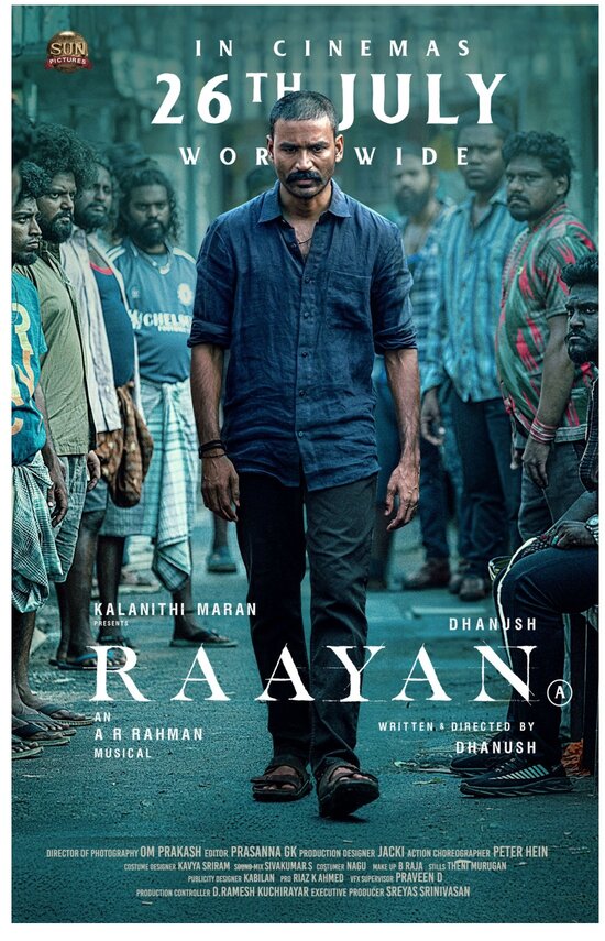 Raayan 2024 in Hindi HdRip South Indian Hindi movie download