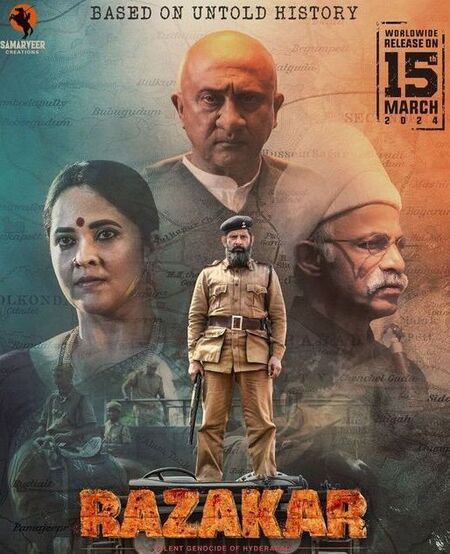 Razakar The Silent Genocide of Hyderabad 2024 Hindi PreDvd Bollywood Hindi movie download
