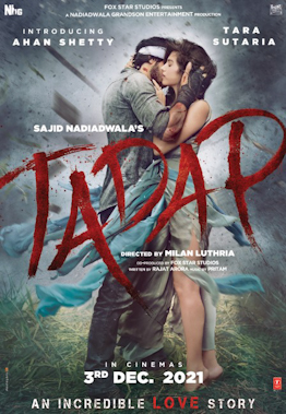 Tadap 2021 Hd quality HdRip Bollywood Hindi movie download